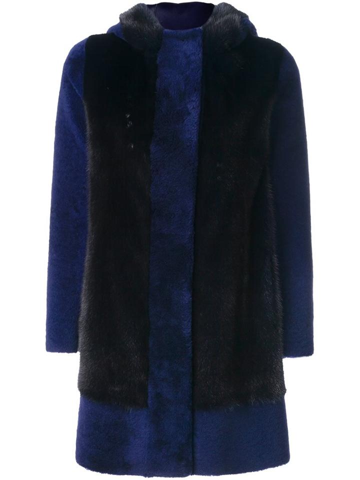 Blancha Contrast Panel Coat