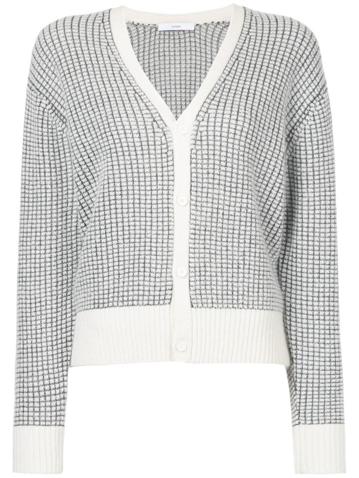 Astraet V-neck Cardigan - White
