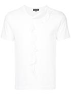 Comme Des Garçons Vintage Ruffle Detailing T-shirt - White