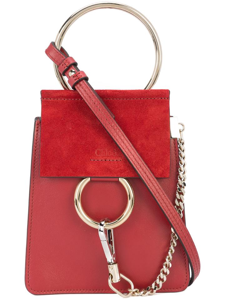 Chloé Small Faye Bracelet Bag - Red