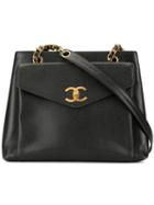 Chanel Pre-owned Cc Turn-lock Shoulder Bag - Black