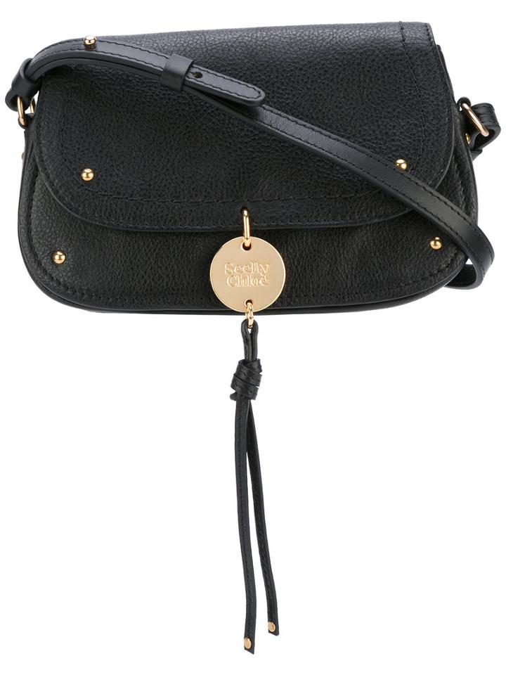 See By Chloé - Hanging Tassel Bag - Women - Cotton/calf Leather - One Size, Women's, Black, Cotton/calf Leather
