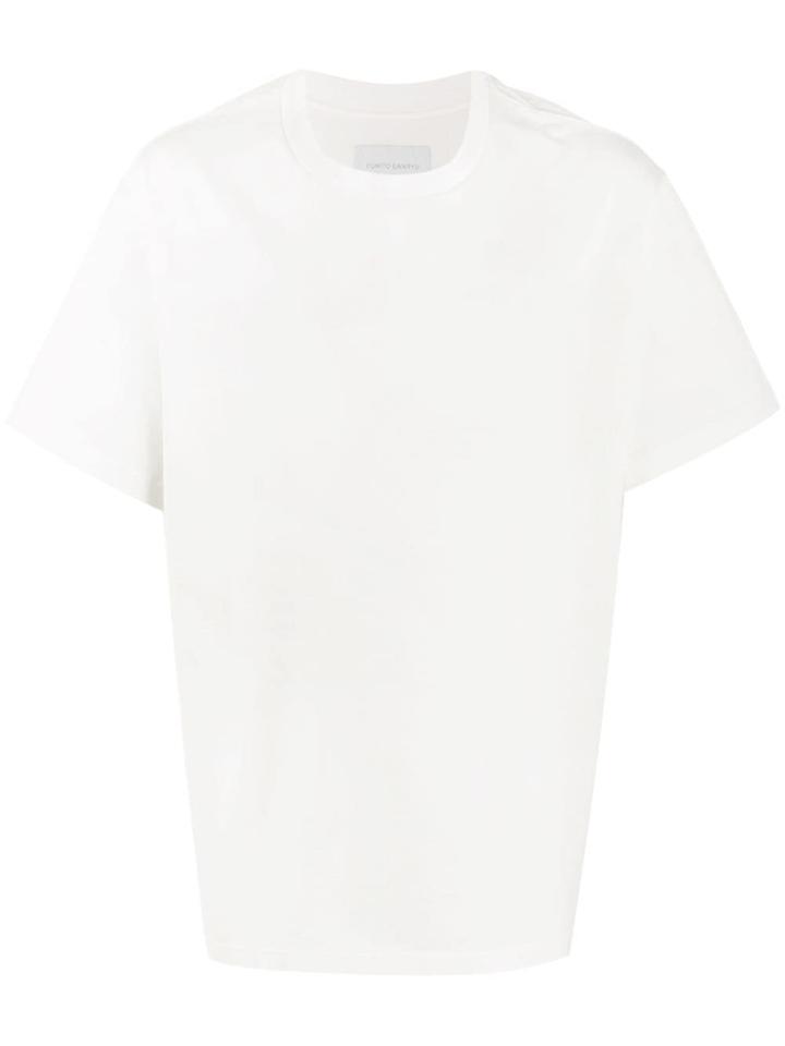 Fumito Ganryu Side Slit T-shirt - White