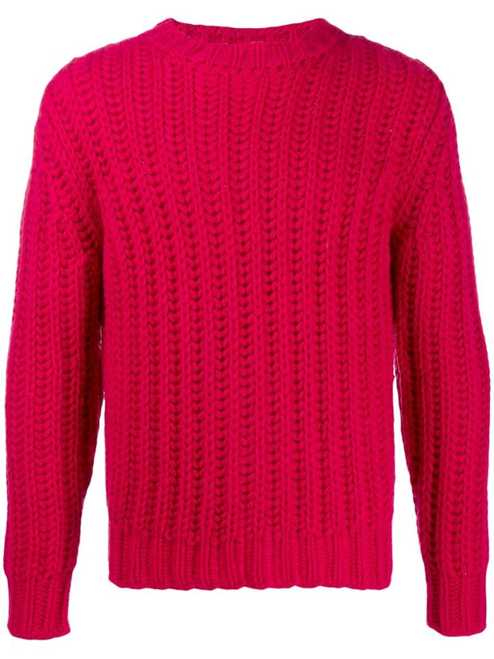 Altea Round Neck Sweatshirt - Red