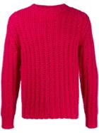 Altea Round Neck Sweatshirt - Red