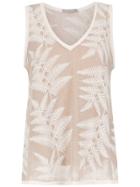 Alcaçuz Embroidered Florida Blouse - Neutrals