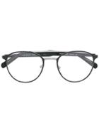 Prada Eyewear Round Frame Glasses - Black
