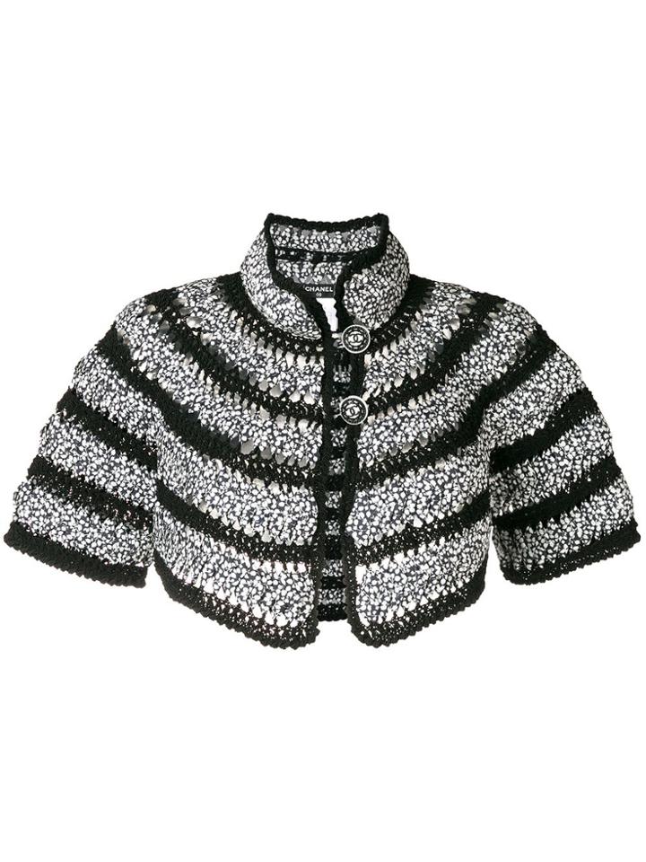 Chanel Vintage Chanel Vintage Dp362304257842 Black/ White Cotton