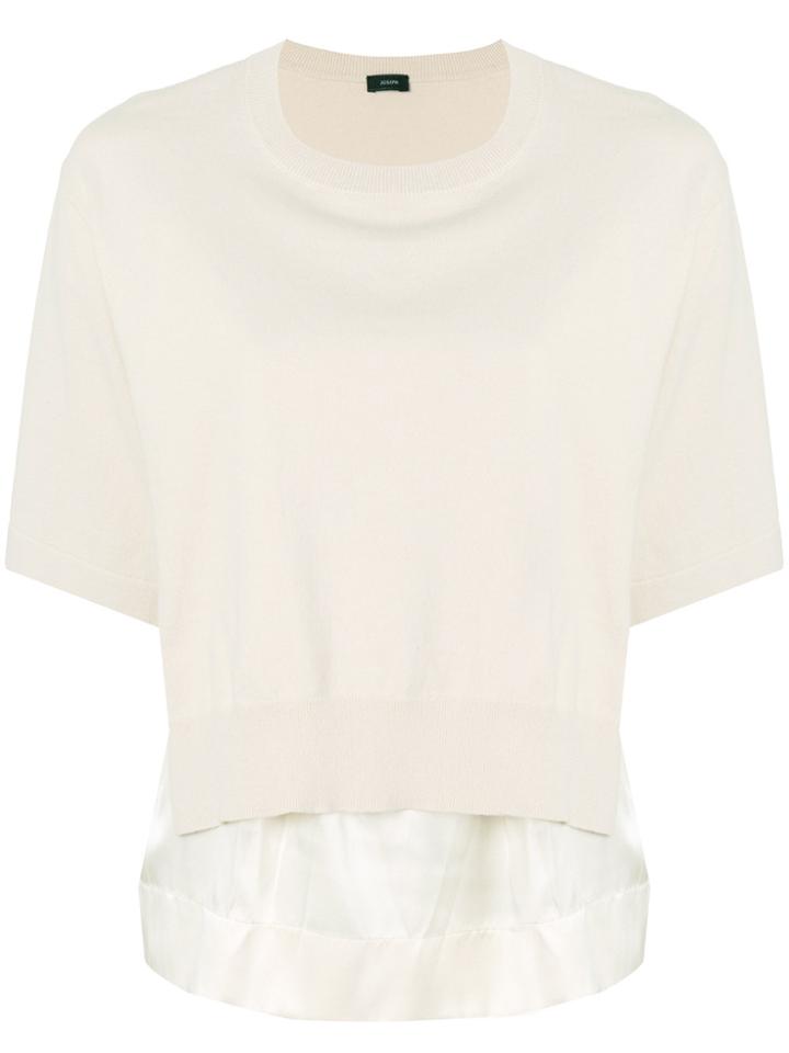 Joseph Double Layer Top - Nude & Neutrals