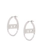 Ktz Small Chain Earrings, Adult Unisex, Metallic
