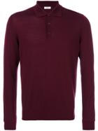 Fashion Clinic Timeless Henley Jumper - Pink & Purple