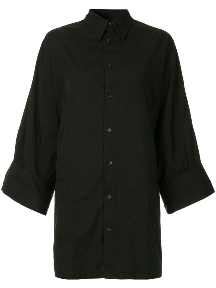 Y's Oversized Classic Shirt - Black