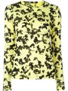 Proenza Schouler Abstract Print T-shirt, Women's, Size: Small, Yellow/orange, Cotton