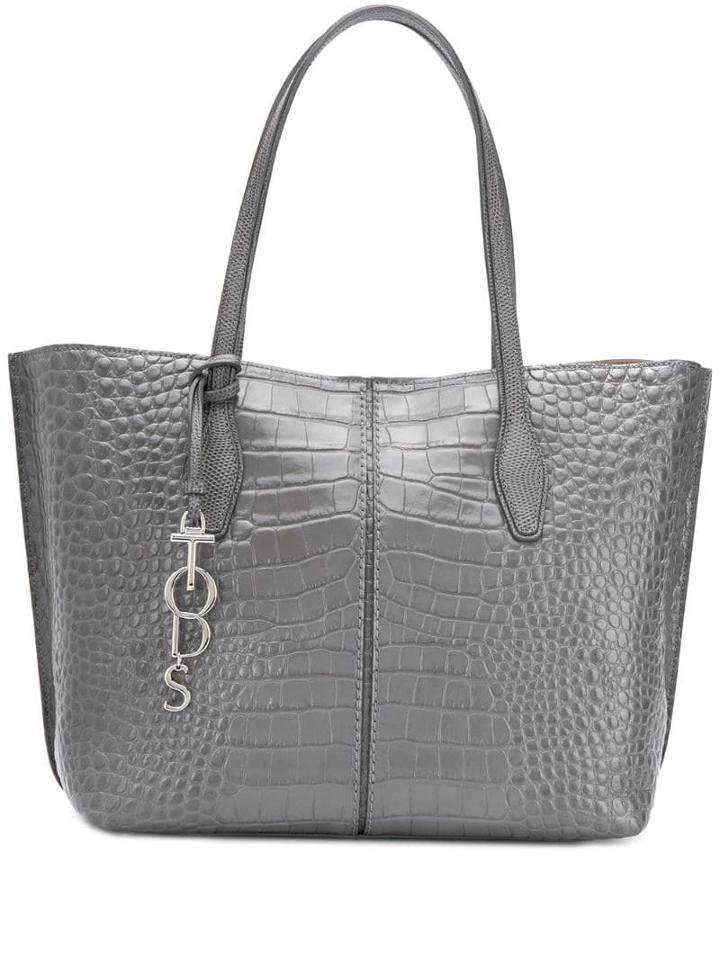 Tod's Catrame Tote Bag - Grey