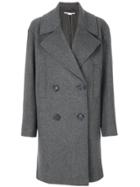 Stella Mccartney Double Breasted Coat - Grey