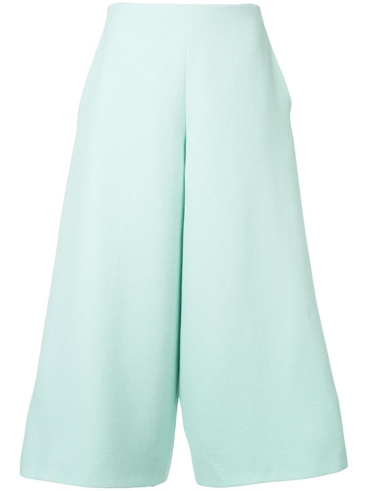 Delpozo Cropped Trousers - Green
