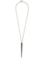 Parts Of Four Big Spike Necklace, Adult Unisex, Metallic