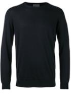 Laneus Plain Sweatshirt, Men's, Size: 48, Blue, Silk/cashmere
