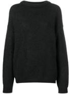Acne Studios Dramatic Oversized Sweater - Black