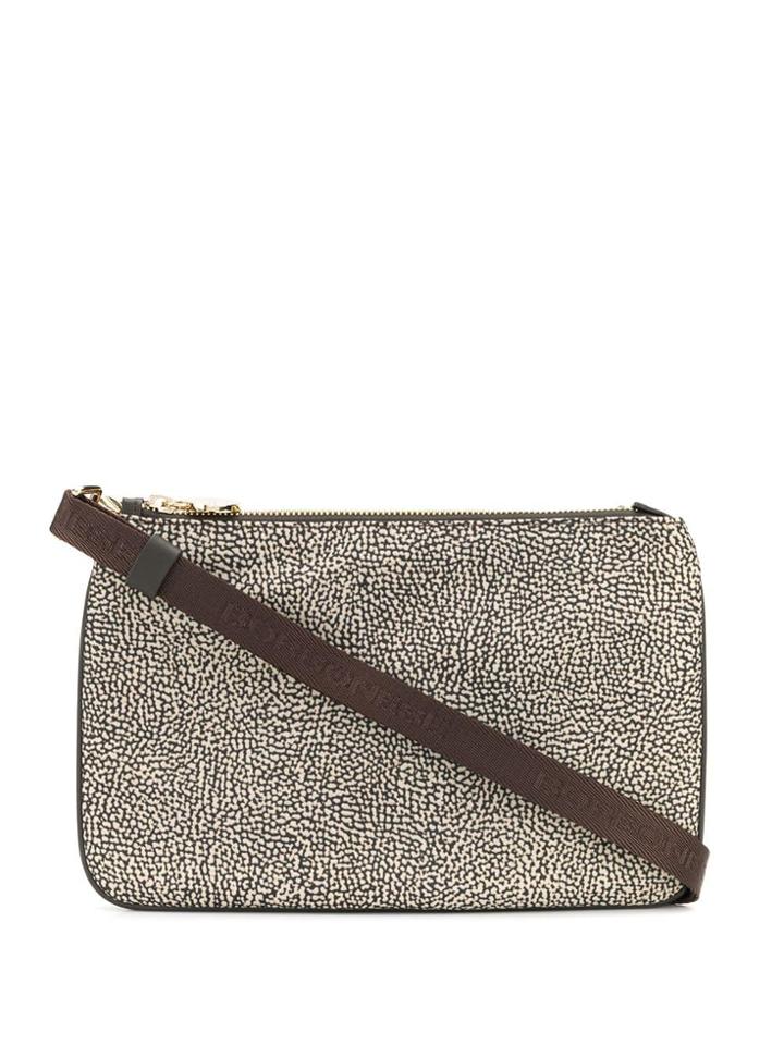 Thomas Tait Animal Print Cross Bag - Brown