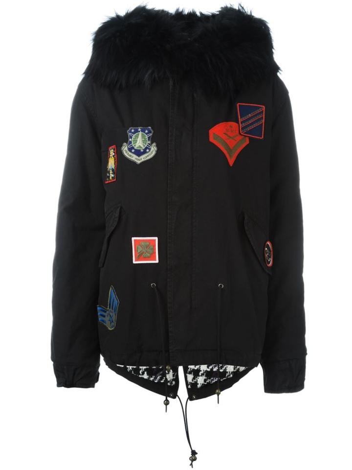 Mr & Mrs Italy Patch Detail Jacket, Women's, Size: Xs, Black, Cotton/polyamide/polyester