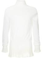 Sacai Roll Neck Sweater - White