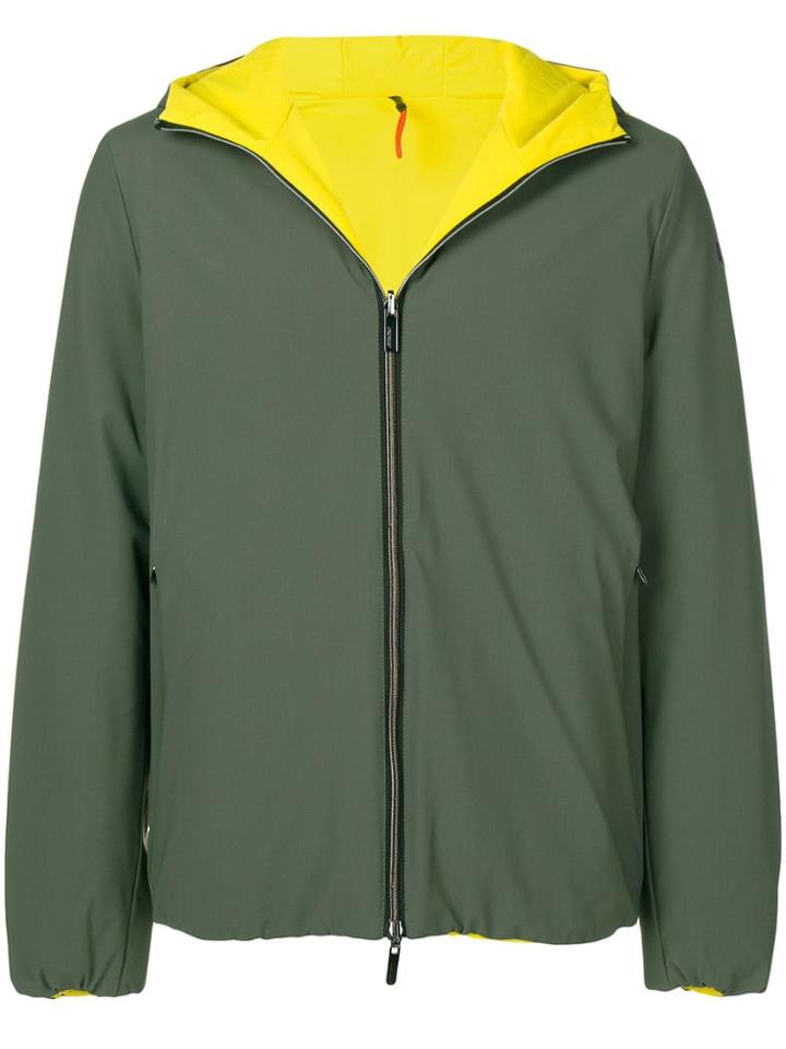 Rrd Contrast Lining Jacket - Green