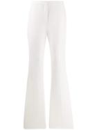 Alexander Mcqueen Sharp Flared Trousers - White