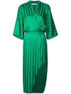 Michelle Mason Kimono Sleeve Dress - Green