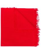 Ann Demeulemeester Knitted Scarf - Red