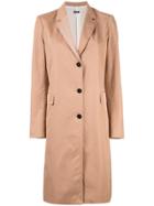 Jil Sander Navy Tailored Blazer Coat - Brown