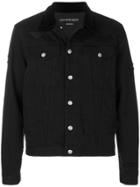 Alexander Mcqueen Distressed Denim Jacket - Black