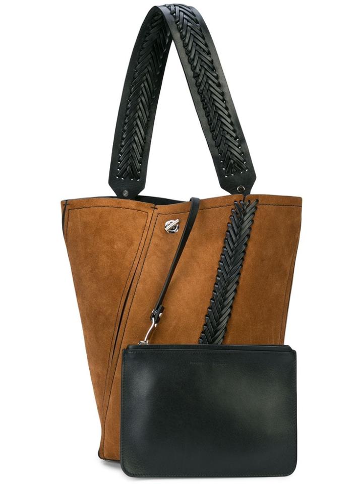Proenza Schouler Crochet Medium Hex Bucket Bag - Brown