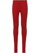 Prada Jersey Leggings - Red