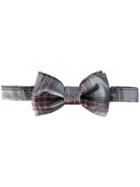 Valentino Plaid Stitched Bow Tie - Multicolour