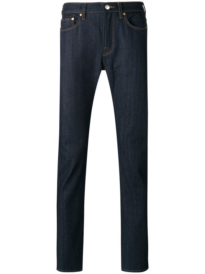Ps By Paul Smith Straight-leg Jeans, Men's, Size: 32/30, Blue, Cotton/polyurethane