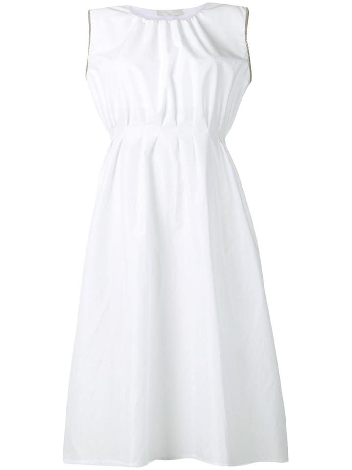 Fabiana Filippi Poplin Midi Dress - White