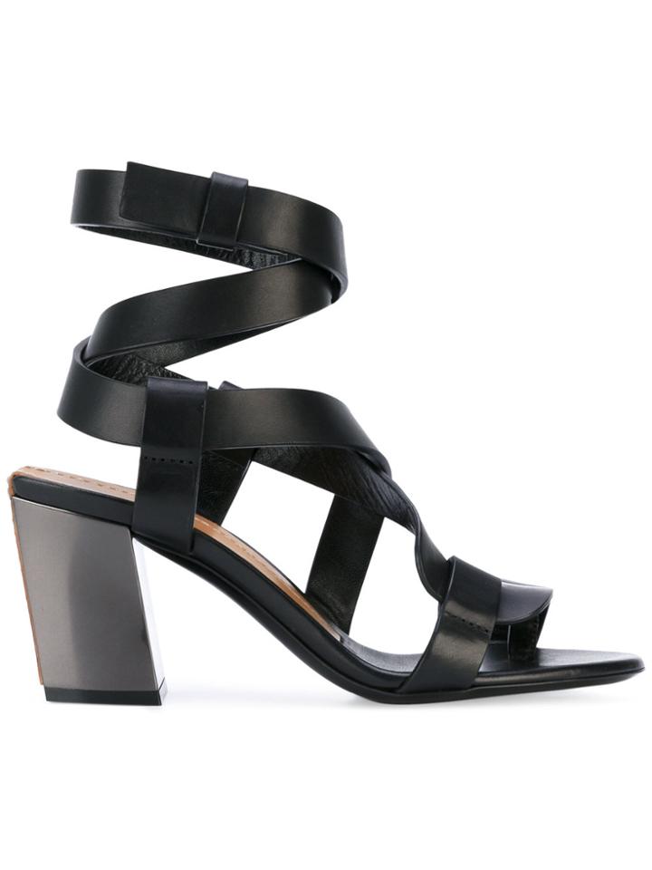 Tom Ford Strappy Heeled Sandals - Black