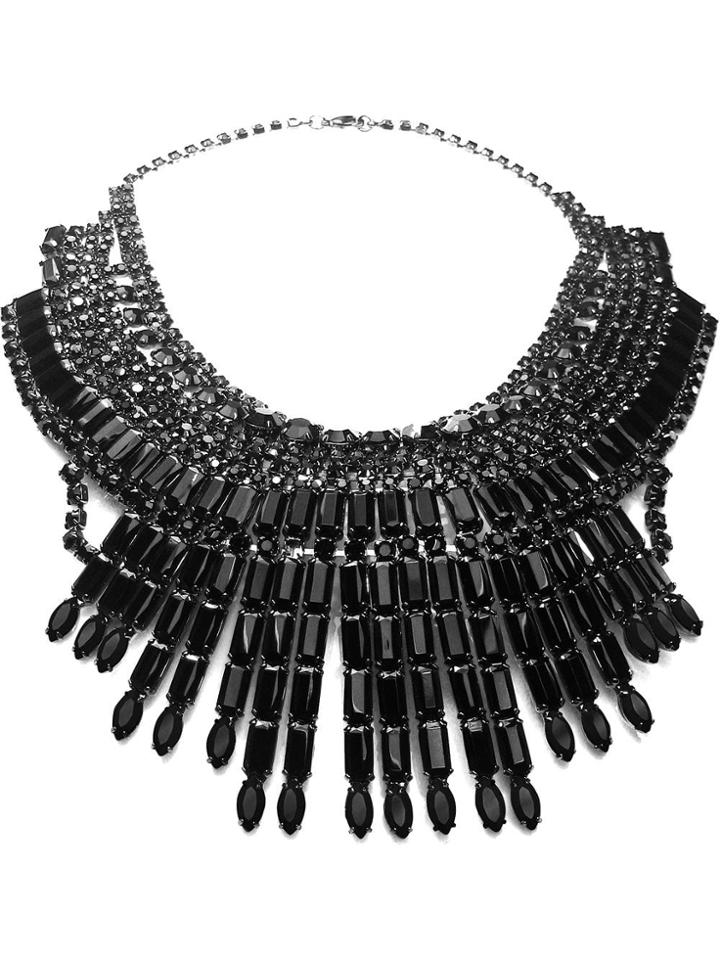 Tom Binns 'massai' Statement Necklace - Black