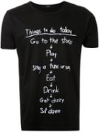 Hl Heddie Lovu Things To Do Printed T-shirt, Men's, Size: Large, Black, Cotton/lyocell
