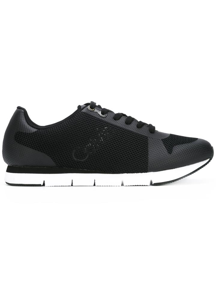 Ck Jeans Logo Mesh Sneakers - Black