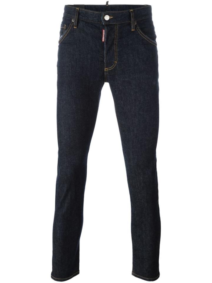 Dsquared2 Skinny Jeans, Men's, Size: 48, Blue, Cotton/polyester/spandex/elastane