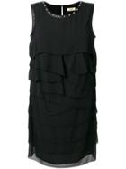 Liu Jo Straight Frilled Dress - Black