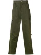 The Silted Company Wide Leg Trousers - Green