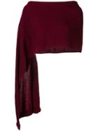 Talbot Runhof Sleeved Stole - Red