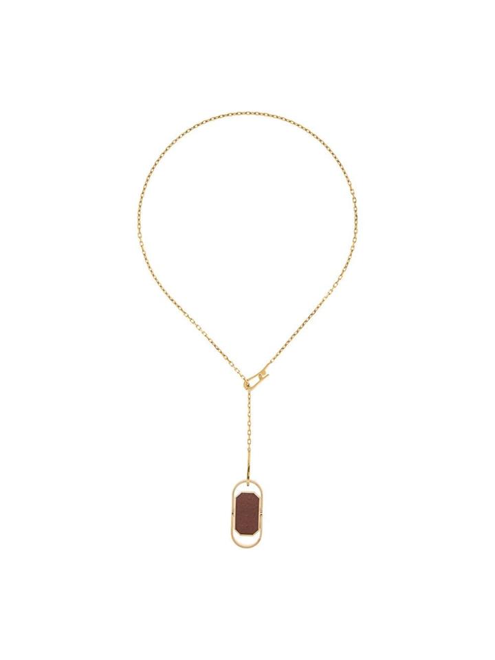 Julia Davidian Clasp Chain Necklace - Metallic