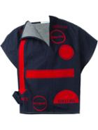 J.w. Anderson Orbital Print Denim Top