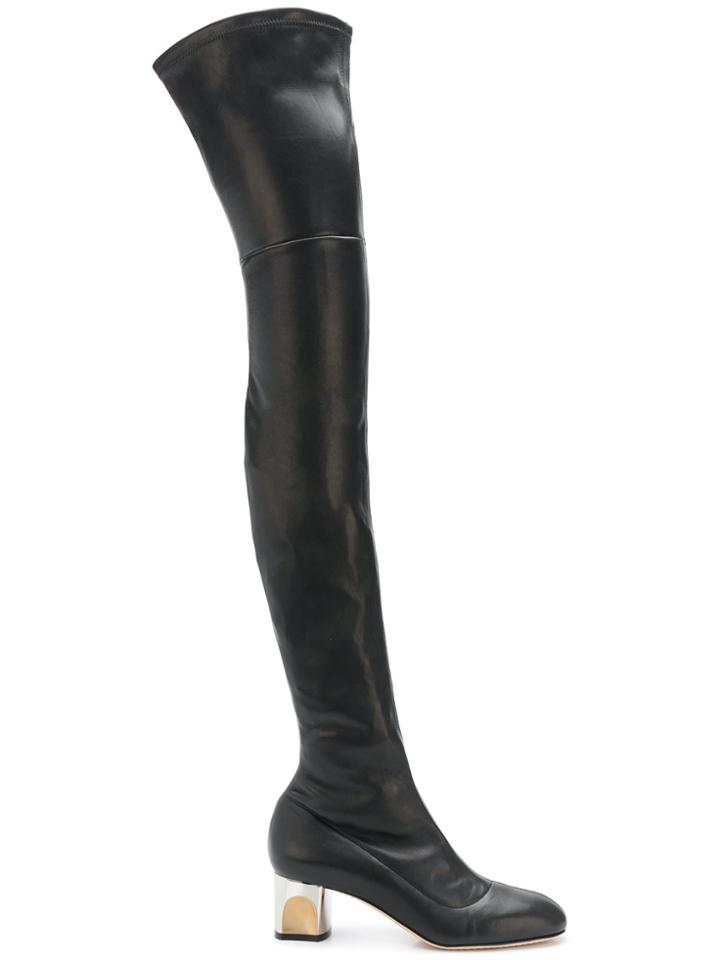 Alexander Mcqueen Over-the-knee Boots - Black