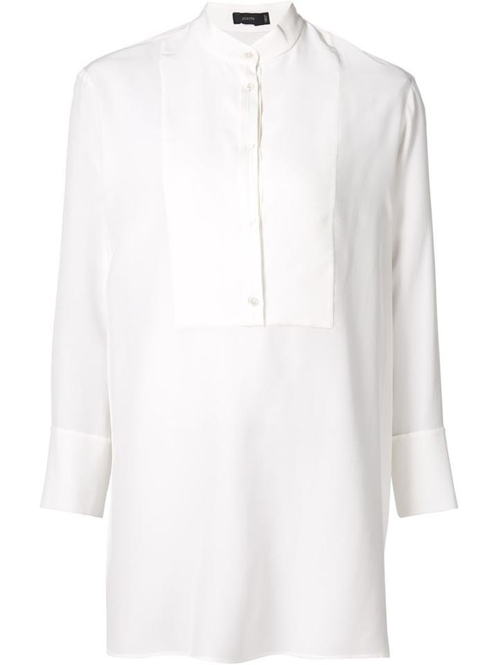 Joseph Band Collar Bib Shirt