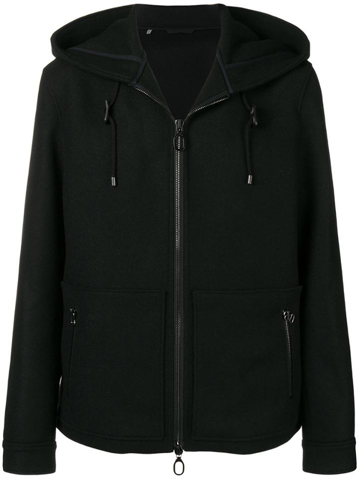 Lanvin Hooded Zip-up Jacket - Black